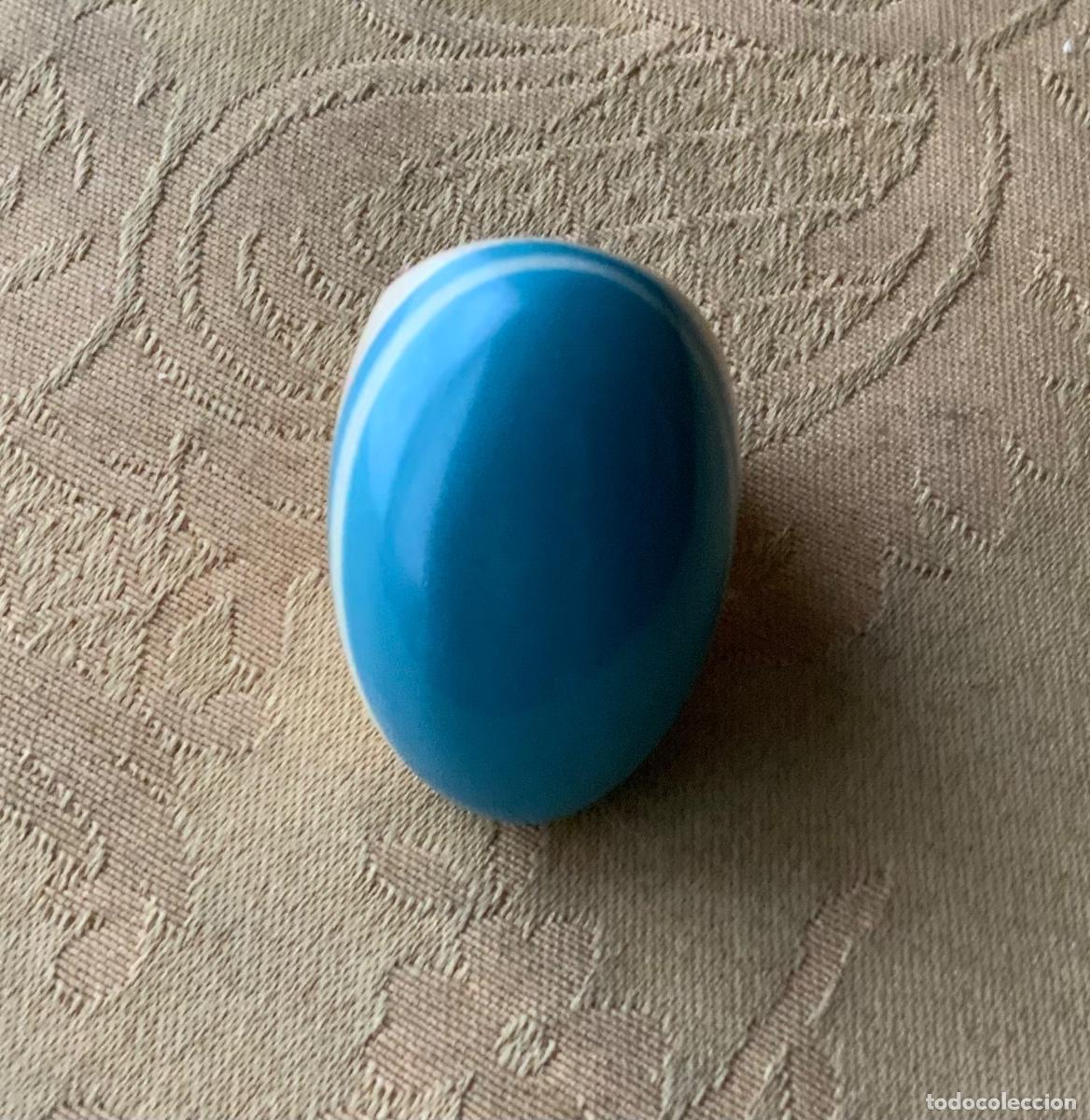 Vintage: ANILLO XL DE HUESO y AZUL TURQUESA - Foto 4