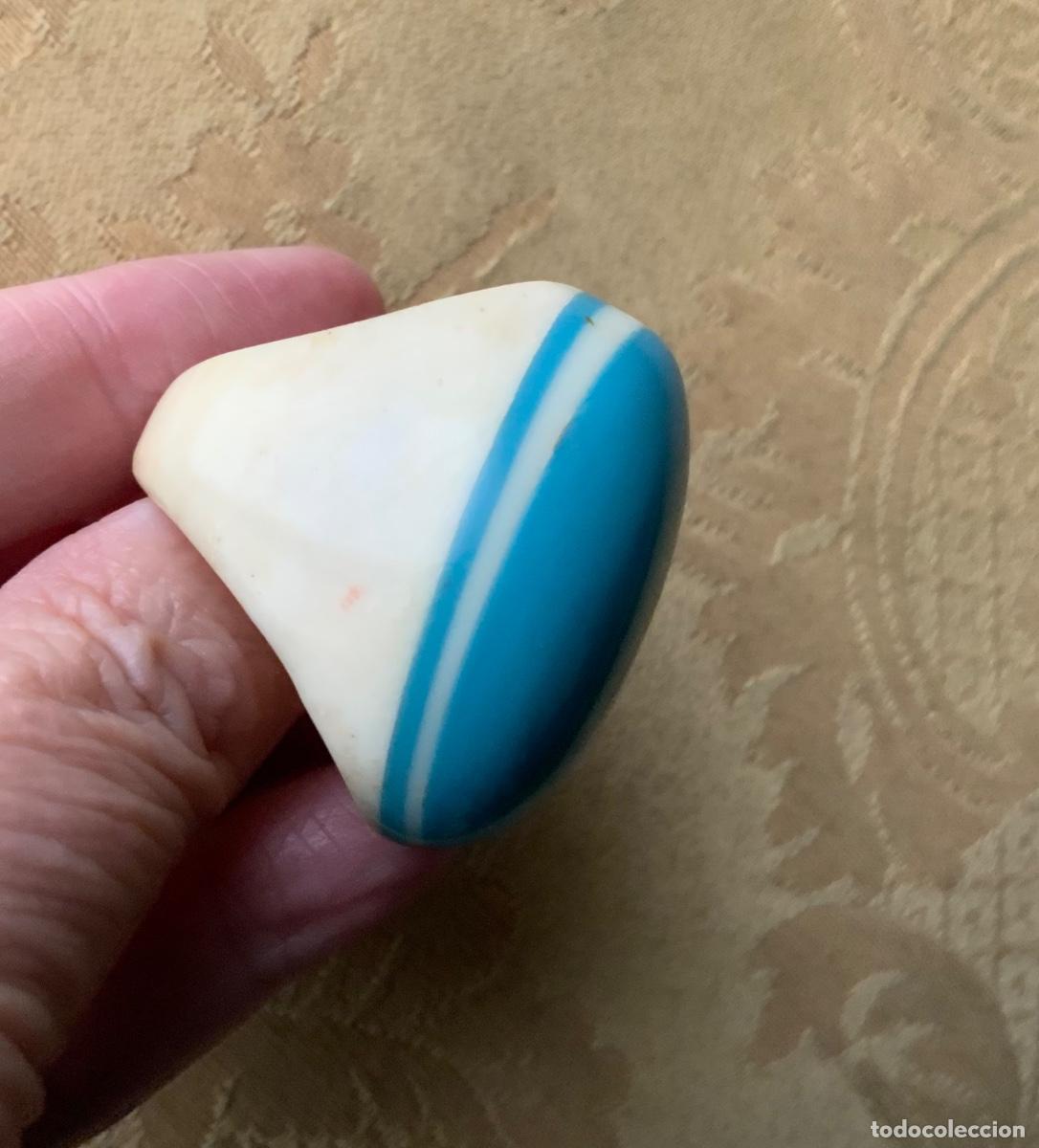 Vintage: ANILLO XL DE HUESO y AZUL TURQUESA - Foto 7