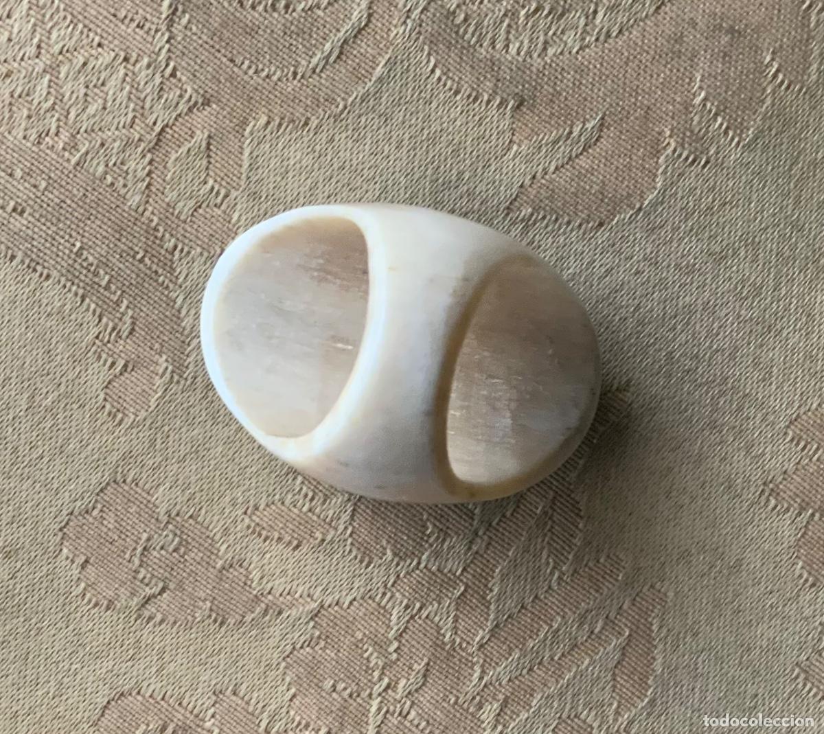 Vintage: ANILLO XL DE HUESO y AZUL TURQUESA - Foto 12