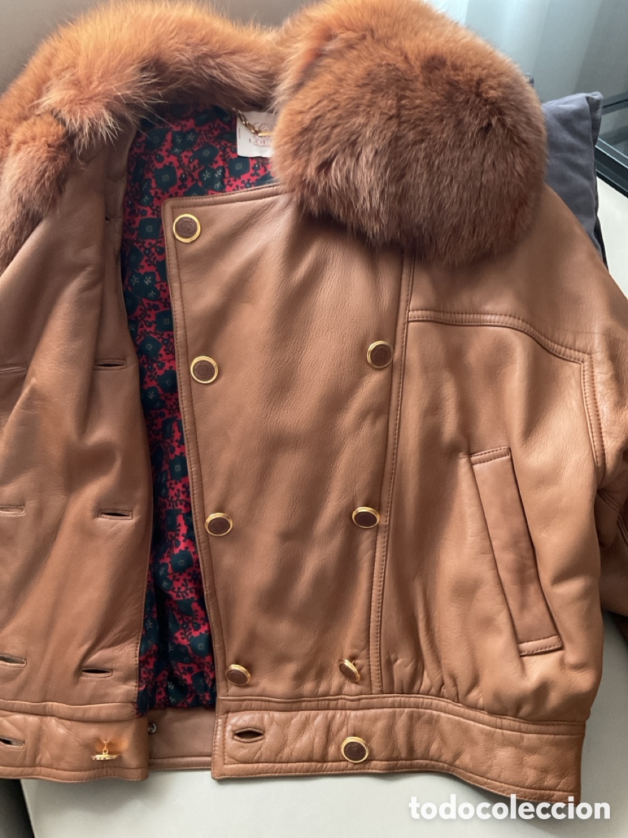 Vintage: CAZADORA DE PIEL DE LOEWE - Foto 6