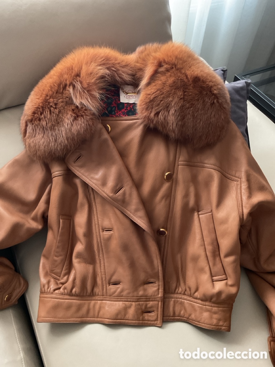 Vintage: CAZADORA DE PIEL DE LOEWE - Foto 7