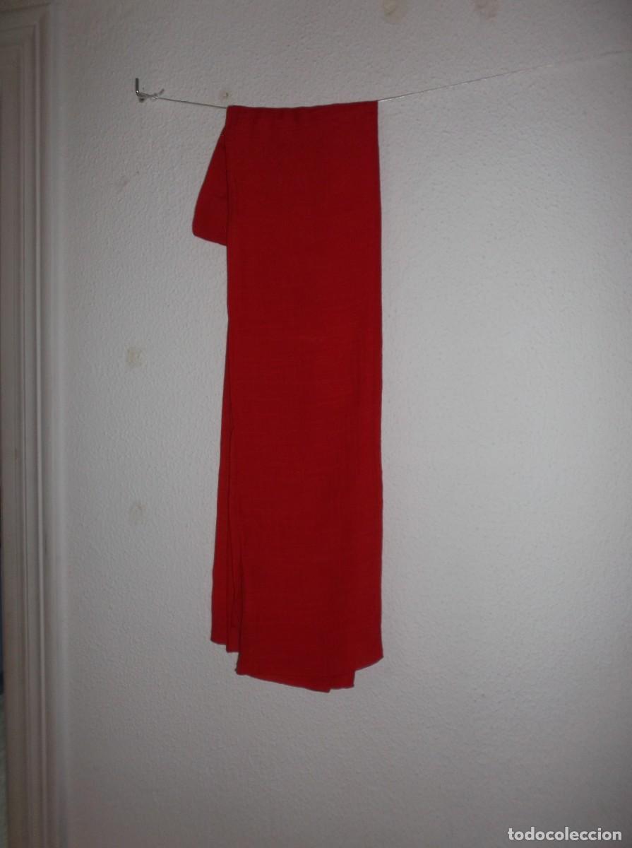 Vintage: FULARD ROJO LISO - 44. - Foto 1