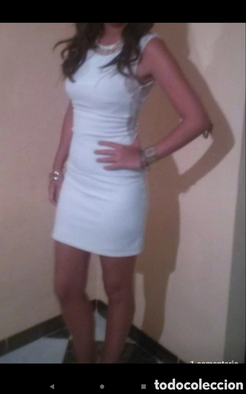 Vintage: VESTIDO BLANCO DE ZARA - Foto 1