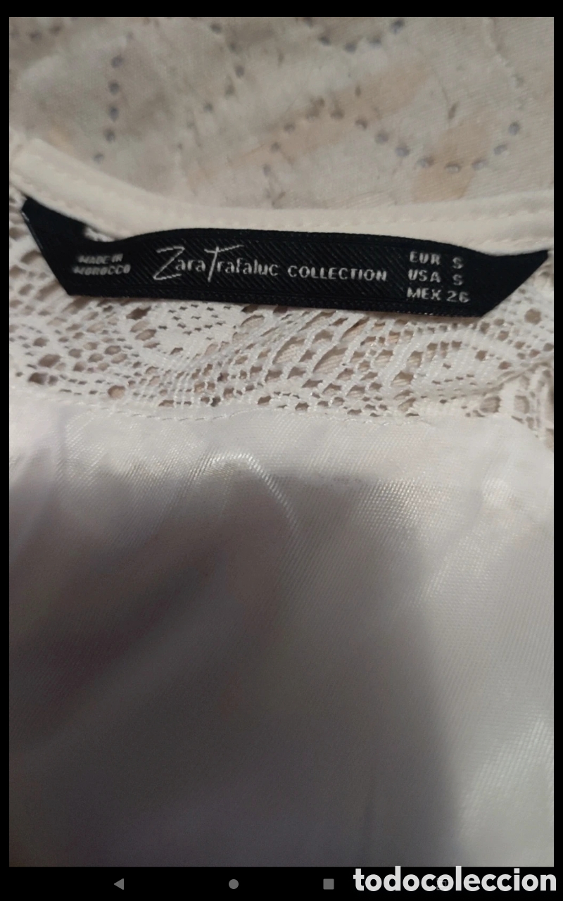 Vintage: VESTIDO BLANCO DE ZARA - Foto 3