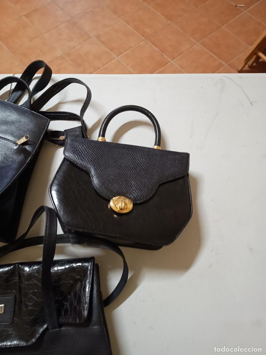 Vintage: Lote de tres Bolsos s&iacute;mil piel - Foto 2
