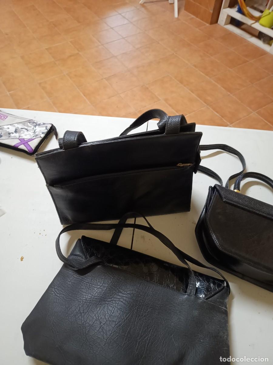 Vintage: Lote de tres Bolsos s&iacute;mil piel - Foto 4