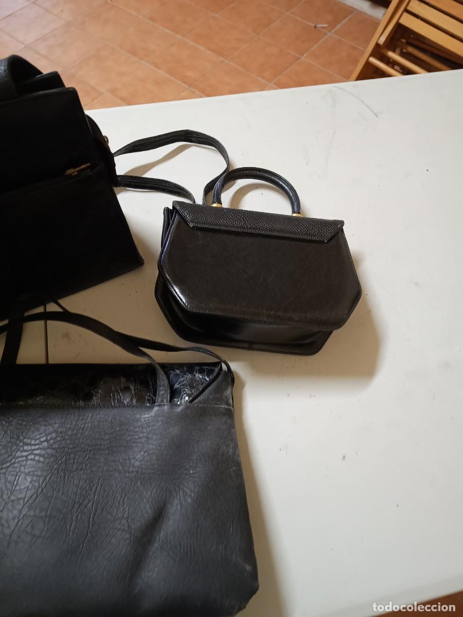 Vintage: Lote de tres Bolsos s&iacute;mil piel - Foto 6