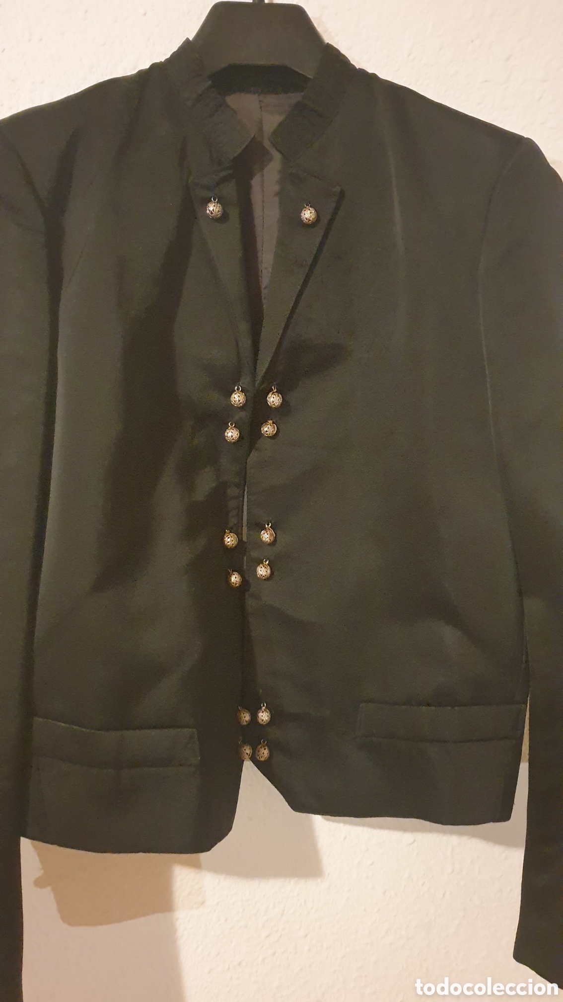 Vintage: CHAQUETA NEGRA RAY&Oacute;N FALLAS VALENCIA - Foto 2