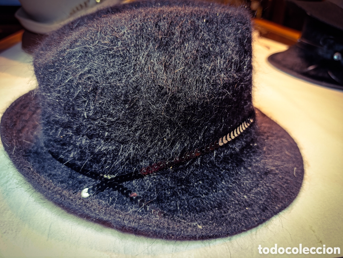 Vintage: SOMBRERO ANGORA, SE&Ntilde;ORA - Foto 2