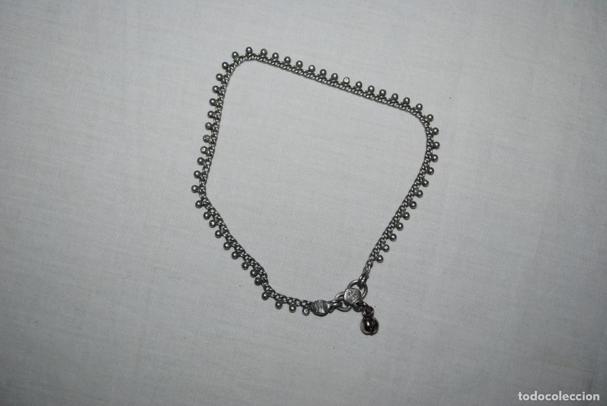 Vintage: TOBILLERA PLATEADA , MARCA , S C I N - Foto 1