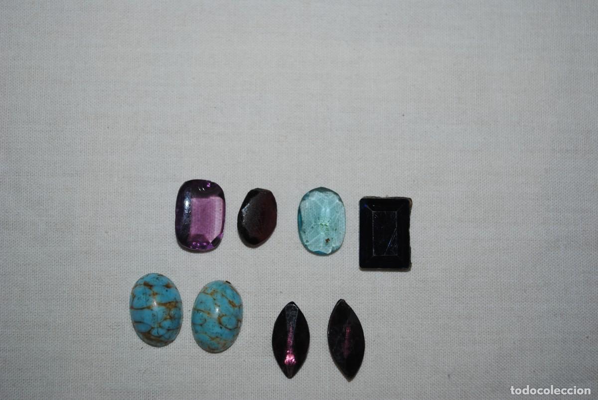 Vintage: LOTE DE OCHO GEMAS USADAS . - Foto 1