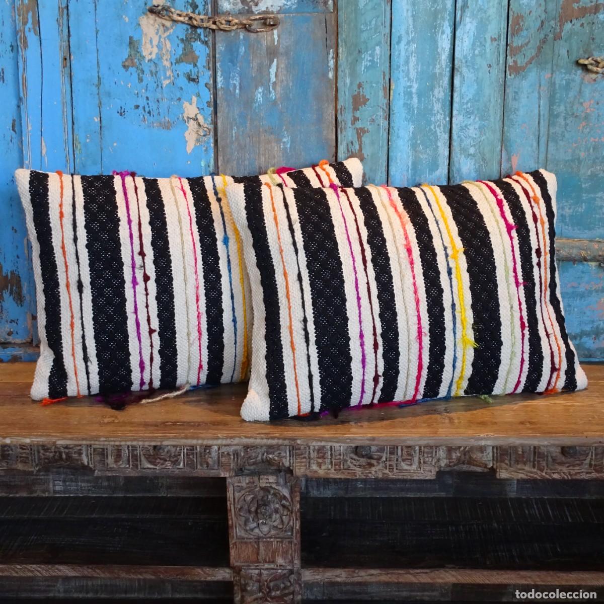 Vintage: 2 x Cojines rectangulares - Foto 2