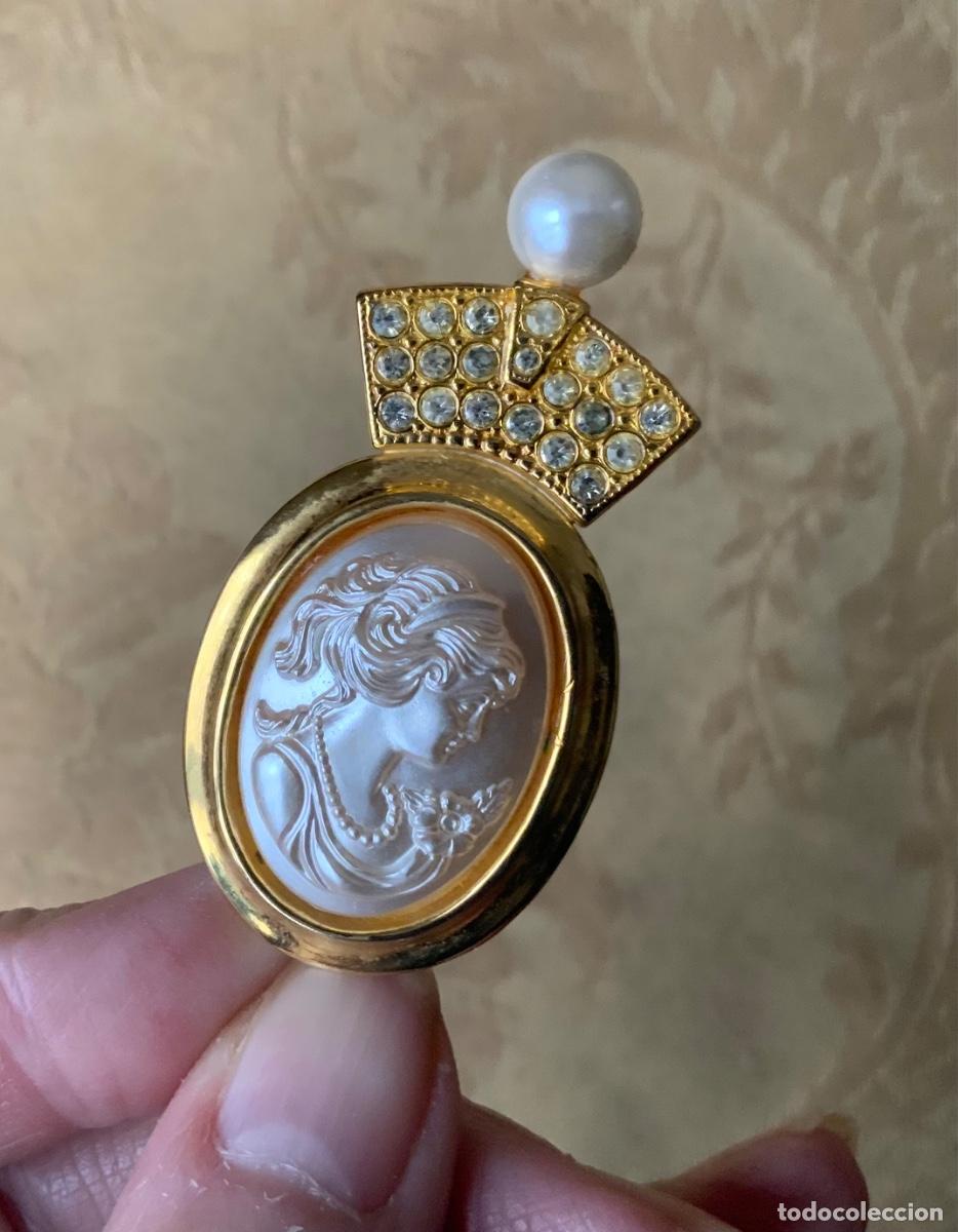 Vintage: BROCHE ALFILER CAMAFEO NACARADO - Foto 4