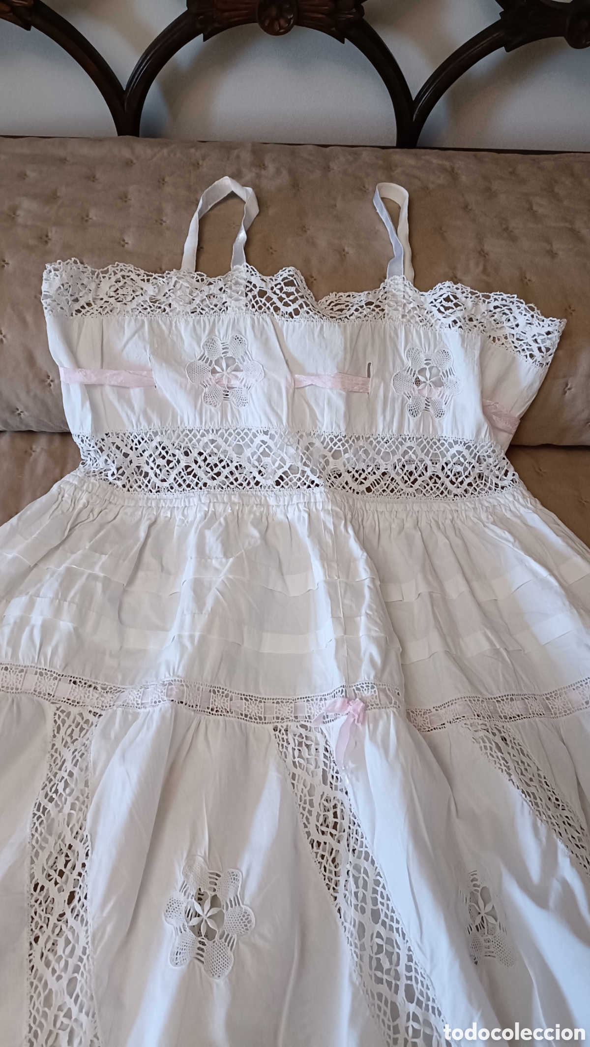 Vintage: Antiguas enaguas/camis&oacute;n de mujer - Foto 4