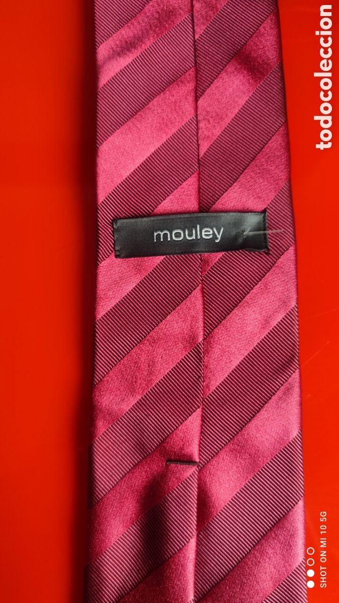 Vintage: CORBATA 80% SEDA Y 20% ALGOD&Oacute;N &rdquo;MOULEY&rdquo; - Foto 2