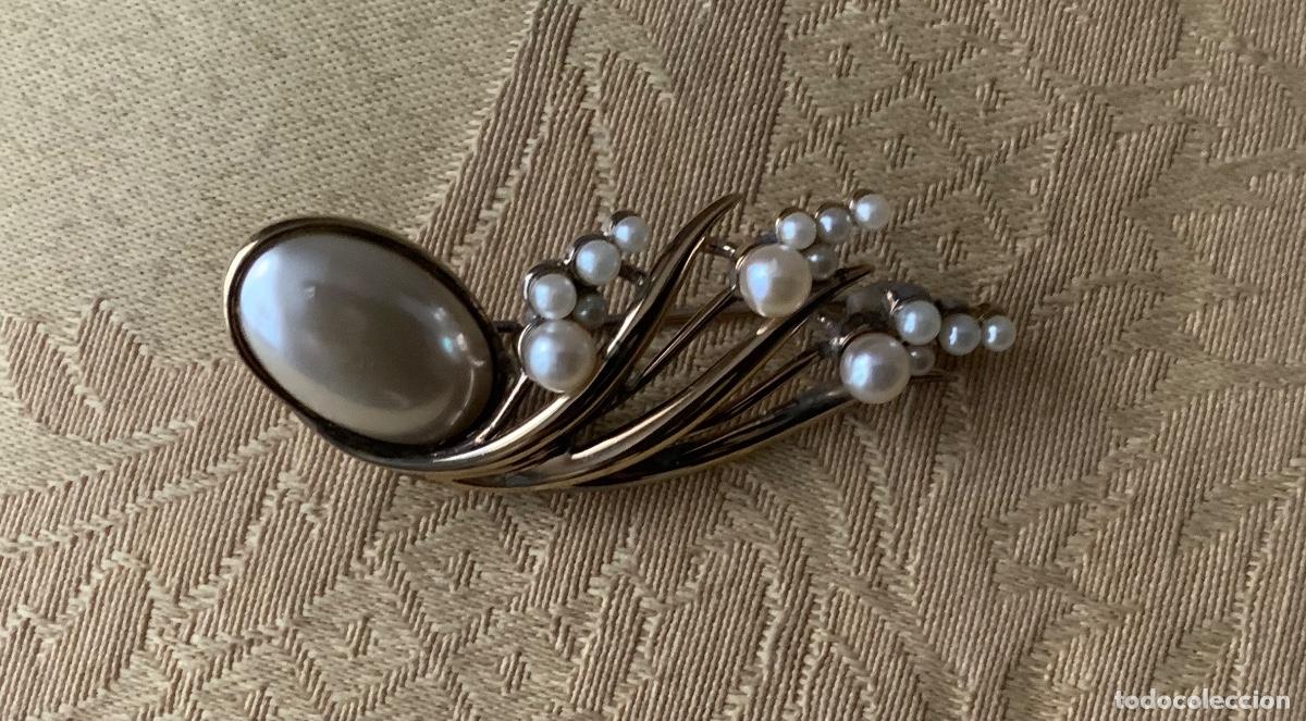Vintage: BROCHE VINTAGE PERLAS - Foto 1