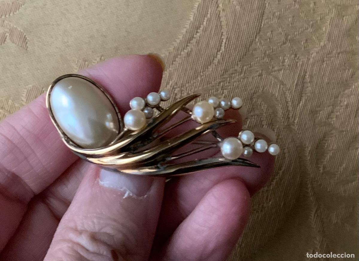 Vintage: BROCHE VINTAGE PERLAS - Foto 2