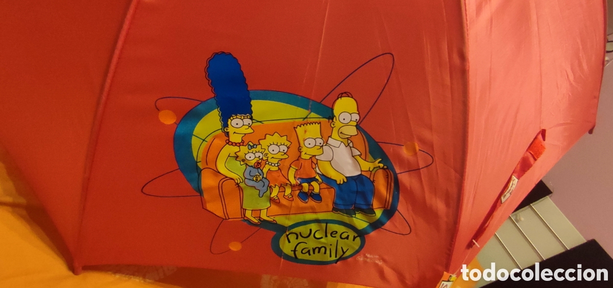 Vintage: Paraguas Los Simpson rojo the Simpson - Foto 2