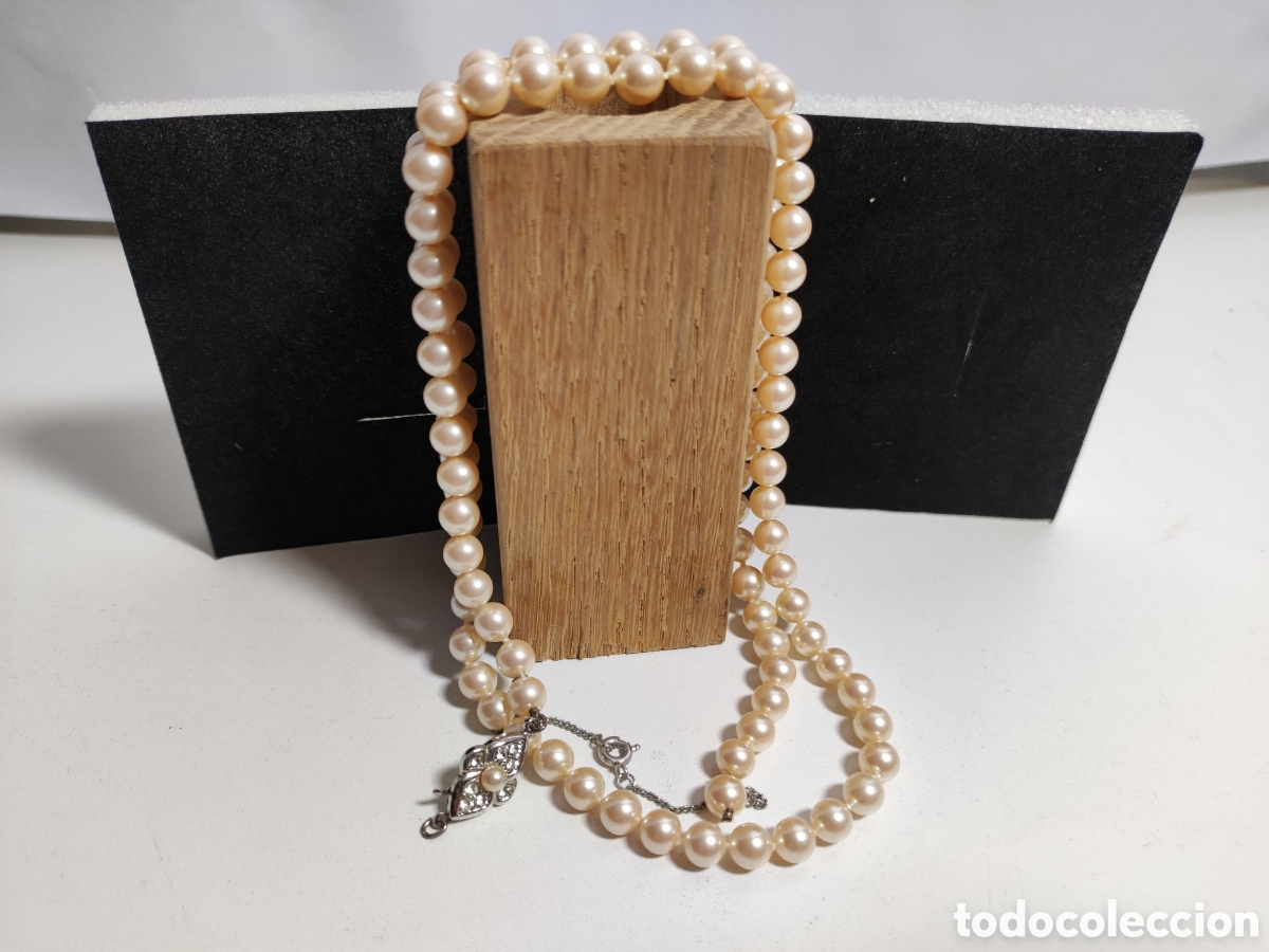 Vintage: Collar de imitaci&oacute;n de perlas - Foto 1