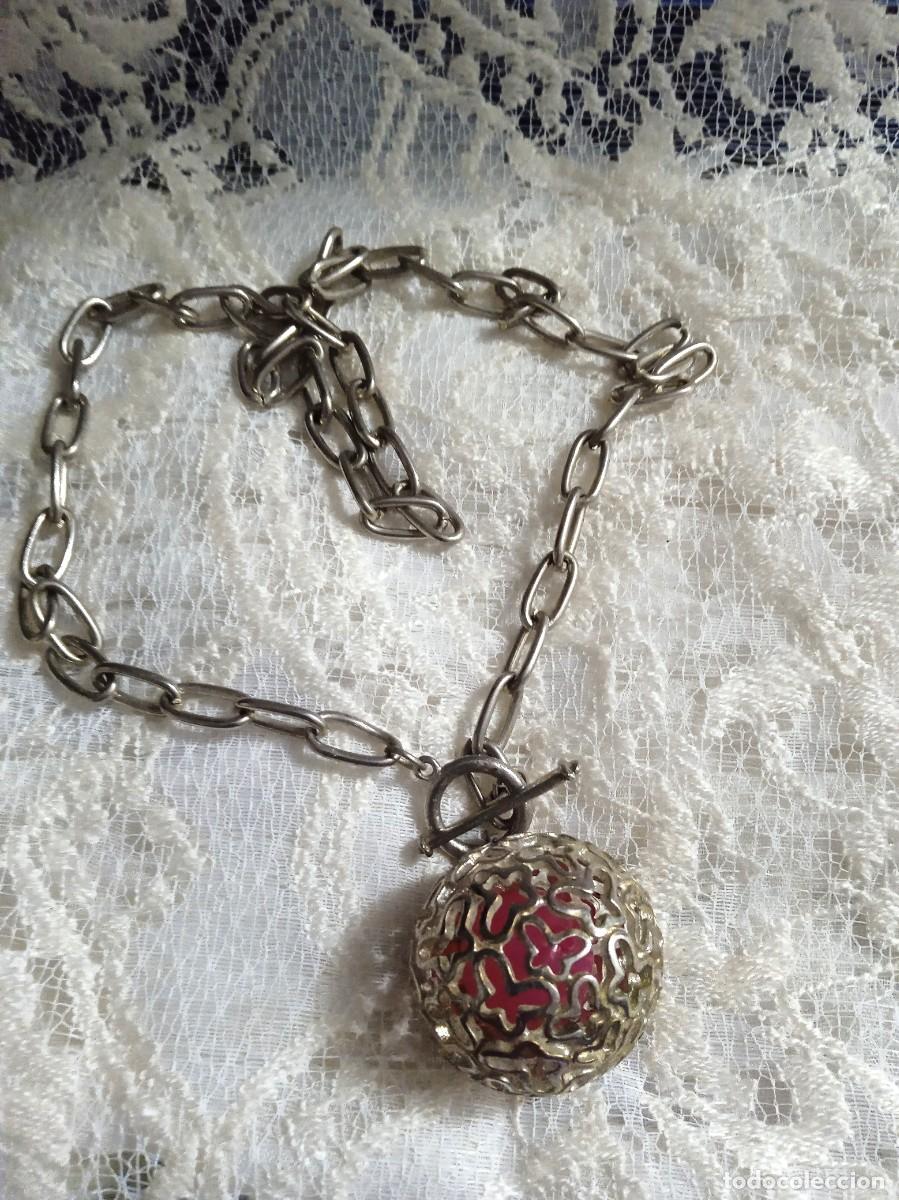 Vintage: COLLAR PLATEADO DE LOS A&Ntilde;OS 80 - Foto 1