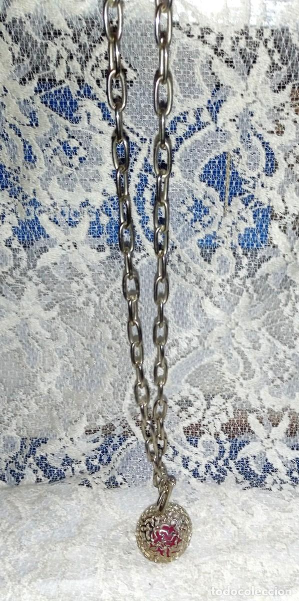 Vintage: COLLAR PLATEADO DE LOS A&Ntilde;OS 80 - Foto 4