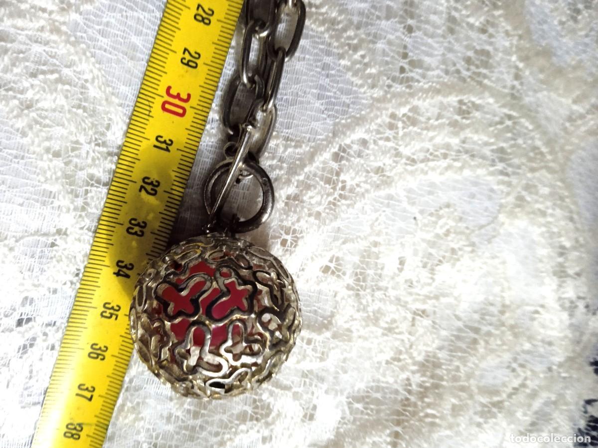 Vintage: COLLAR PLATEADO DE LOS A&Ntilde;OS 80 - Foto 5