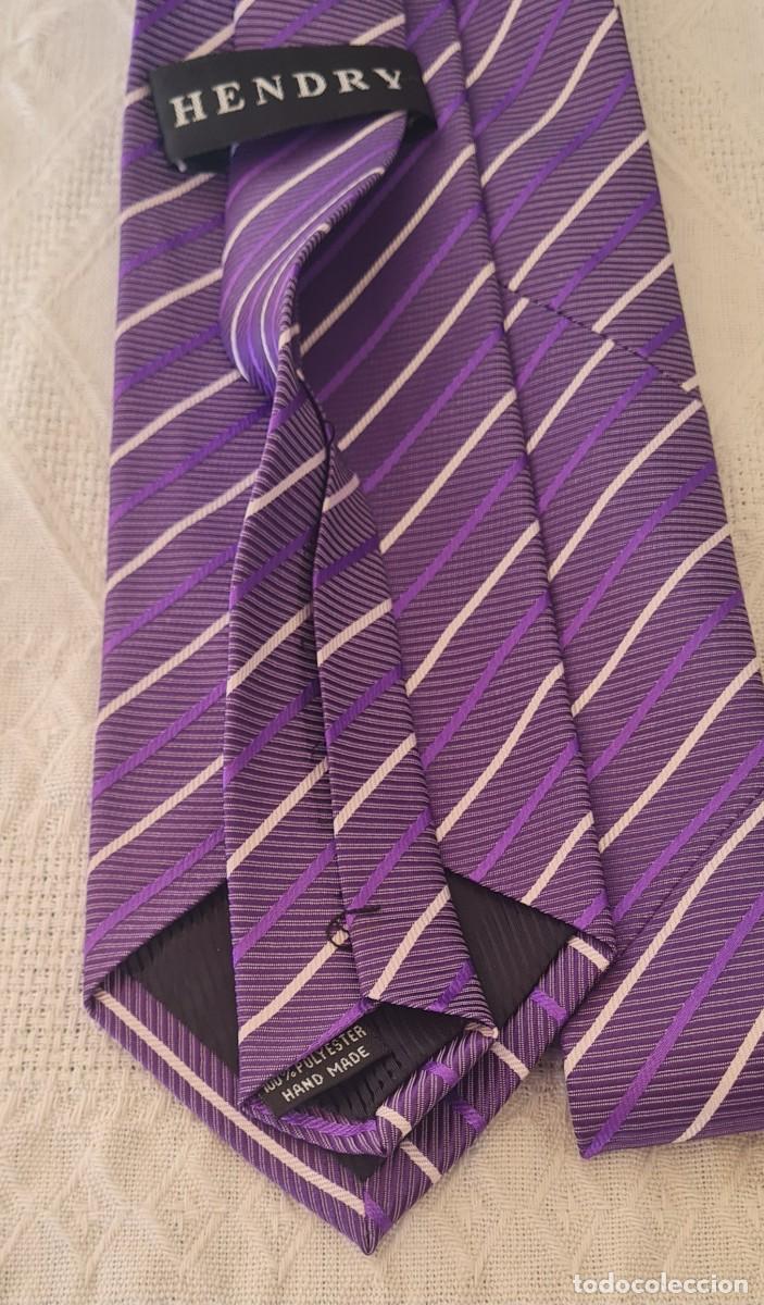 Vintage: CORBATA HENDRY POLYESTER 100% - HAND MADE - Foto 3