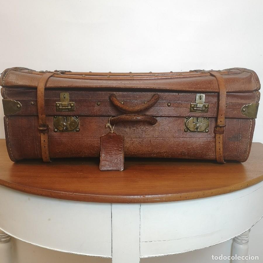 Vintage: Maleta Antigua de Piel - Foto 1