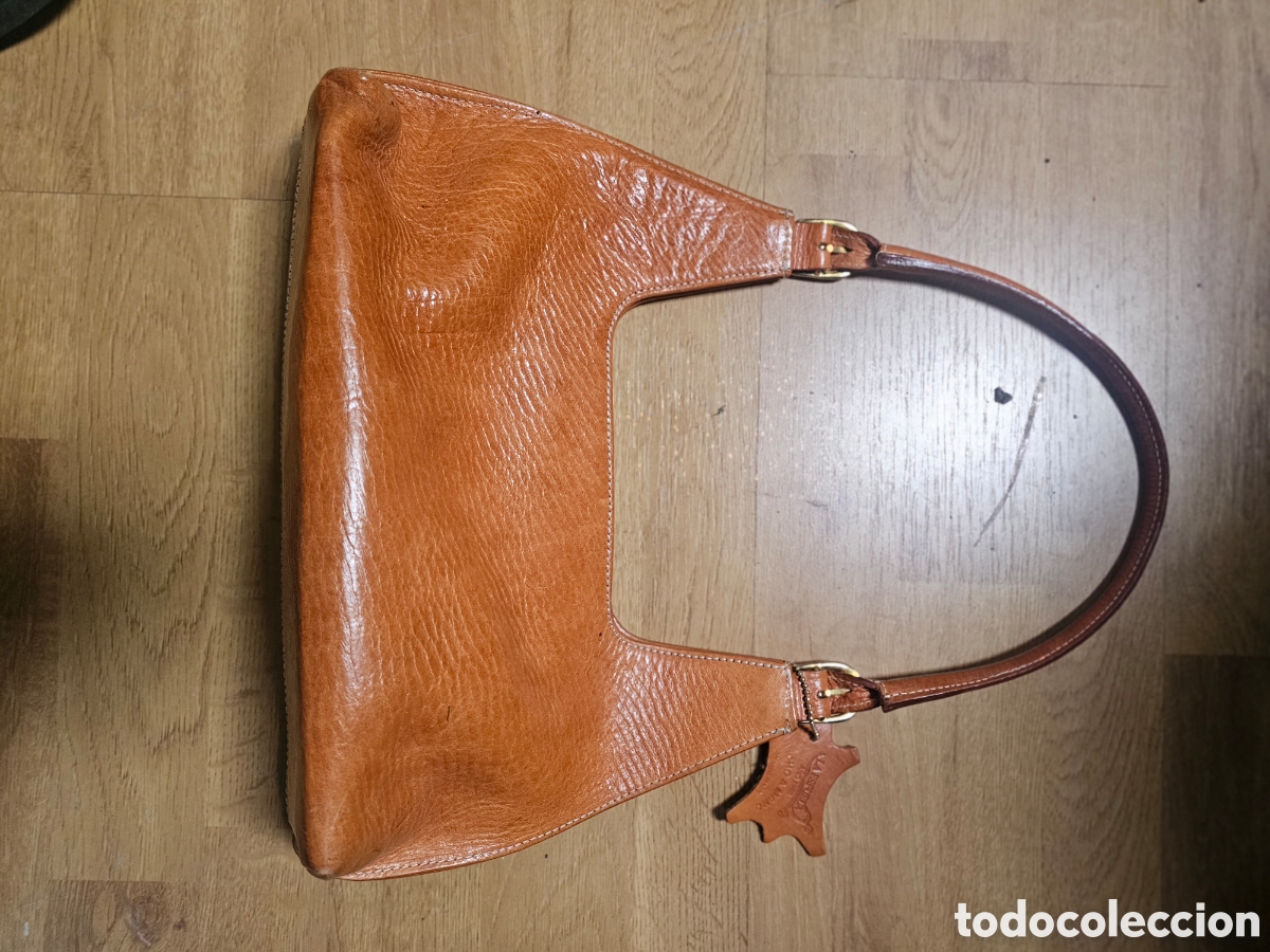 Vintage: Bolso piel hecho a mano - Foto 1
