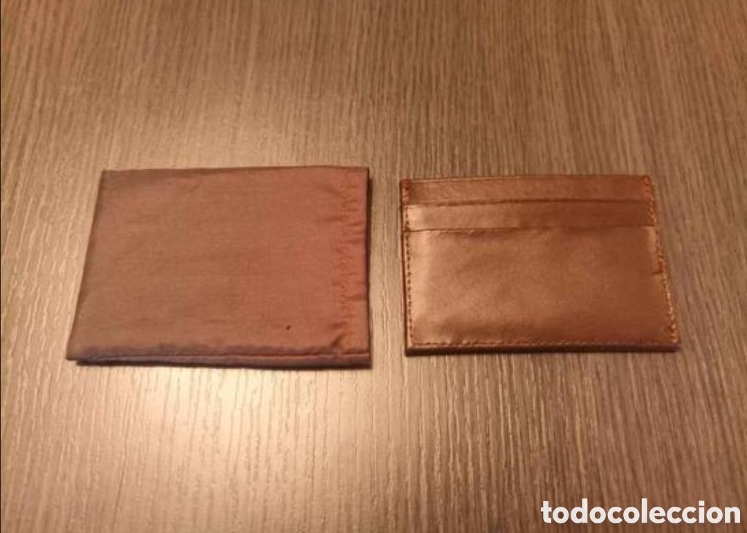 Vintage: Tarjetero / Porta tarjetas Piel La Caixa - Foto 1