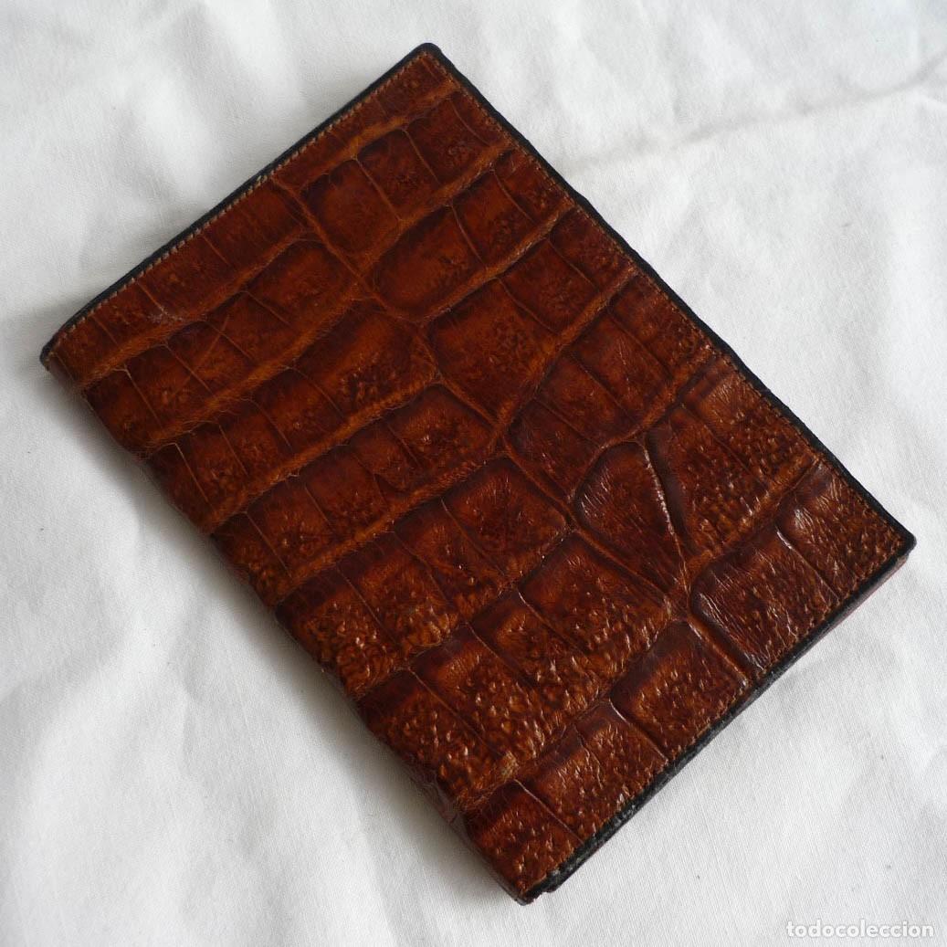 Vintage: Antigua cartera de piel de cocodrilo - Foto 1
