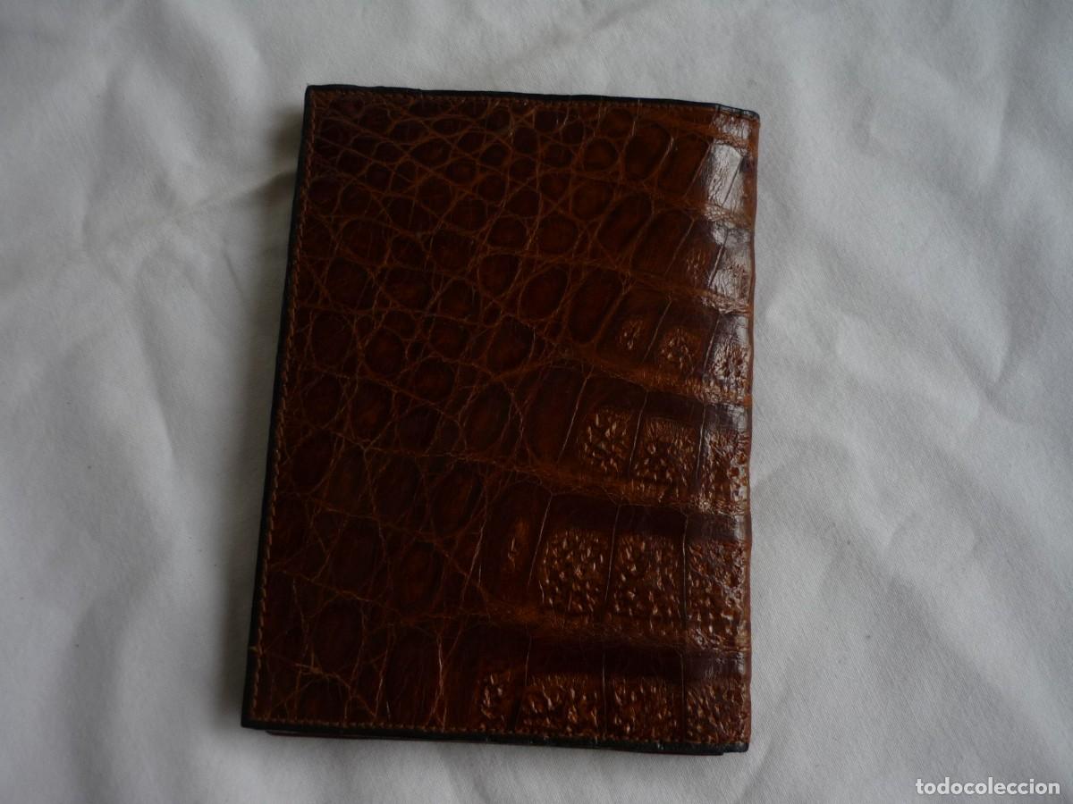 Vintage: Antigua cartera de piel de cocodrilo - Foto 3