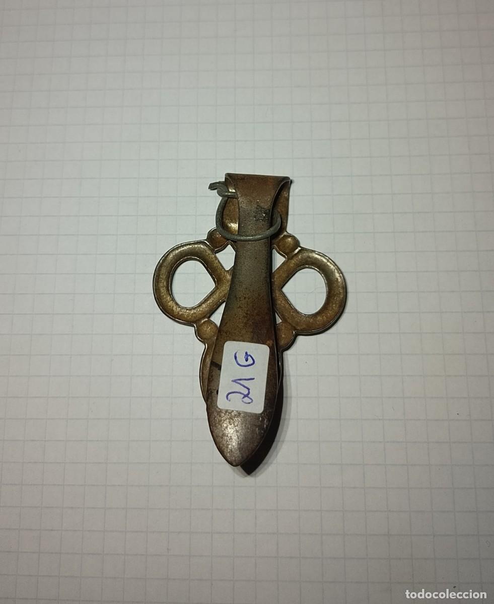 Vintage: Antiguo enganche de cadena para cintur&oacute;n - Foto 3