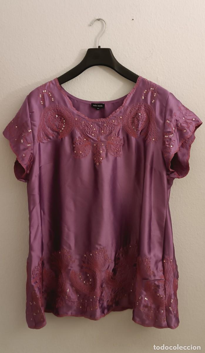 Vintage: Blus&oacute;n de fiesta &rdquo;Talla y Moda&rdquo;. Talla 54. - Foto 1