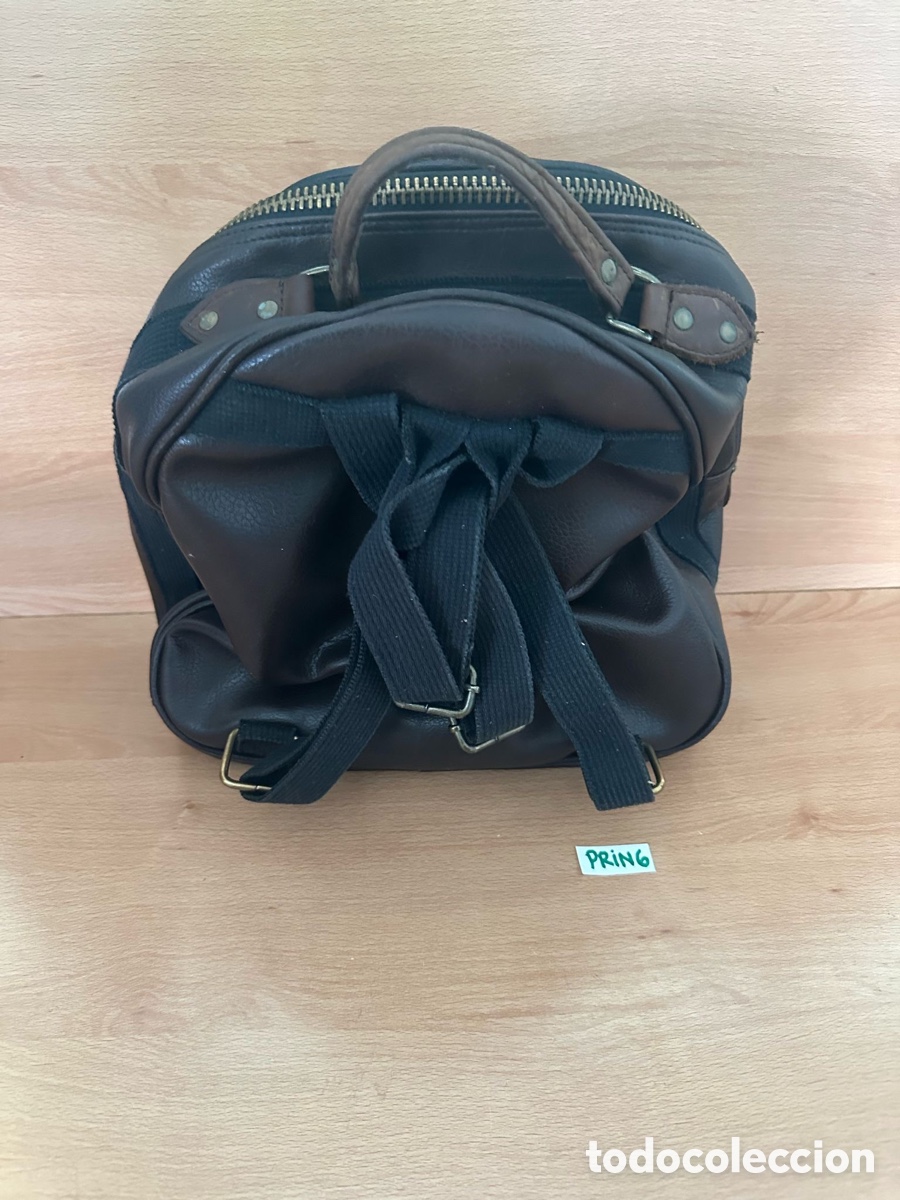 Vintage: Mochila de cuero Panam&aacute; - Foto 2