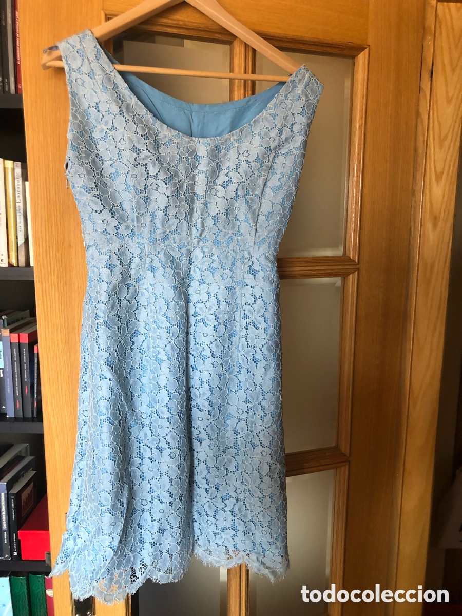 Vintage: Vestido azul a&ntilde;os 60. ASM - Foto 3
