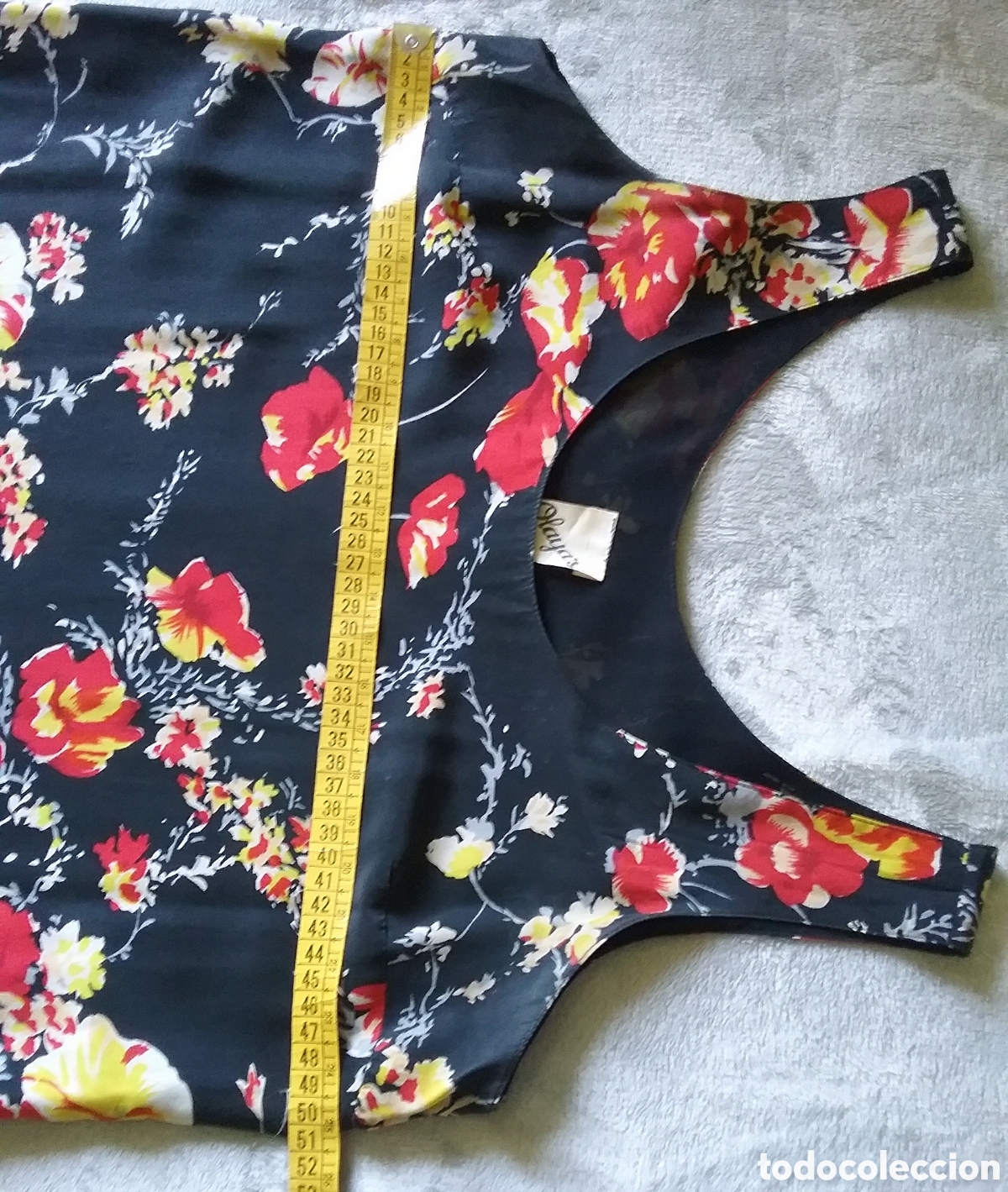 Vintage: VESTIDO. DE LA MARCA OLAYAS. T.42 - Foto 9