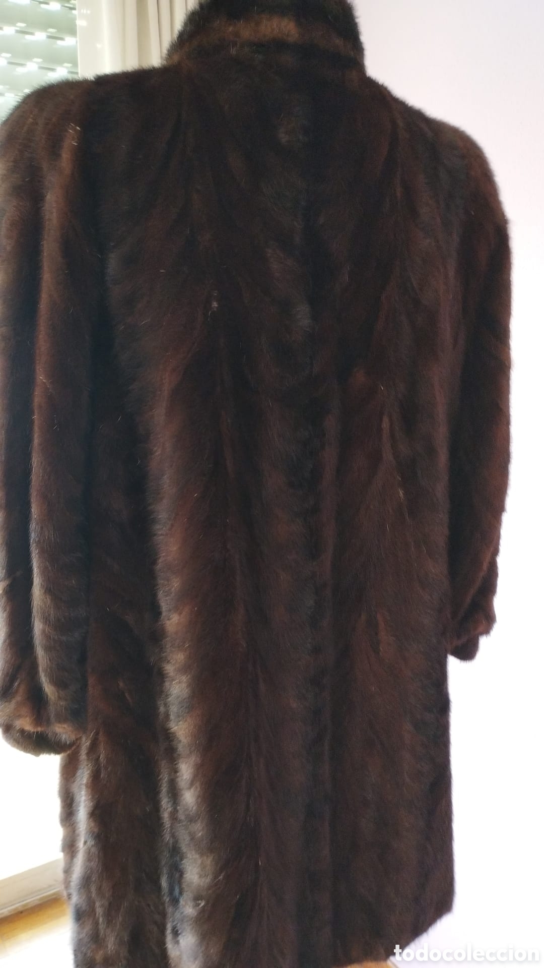 Vintage: Abrigo bison marron rojizo muy elegante - Foto 7