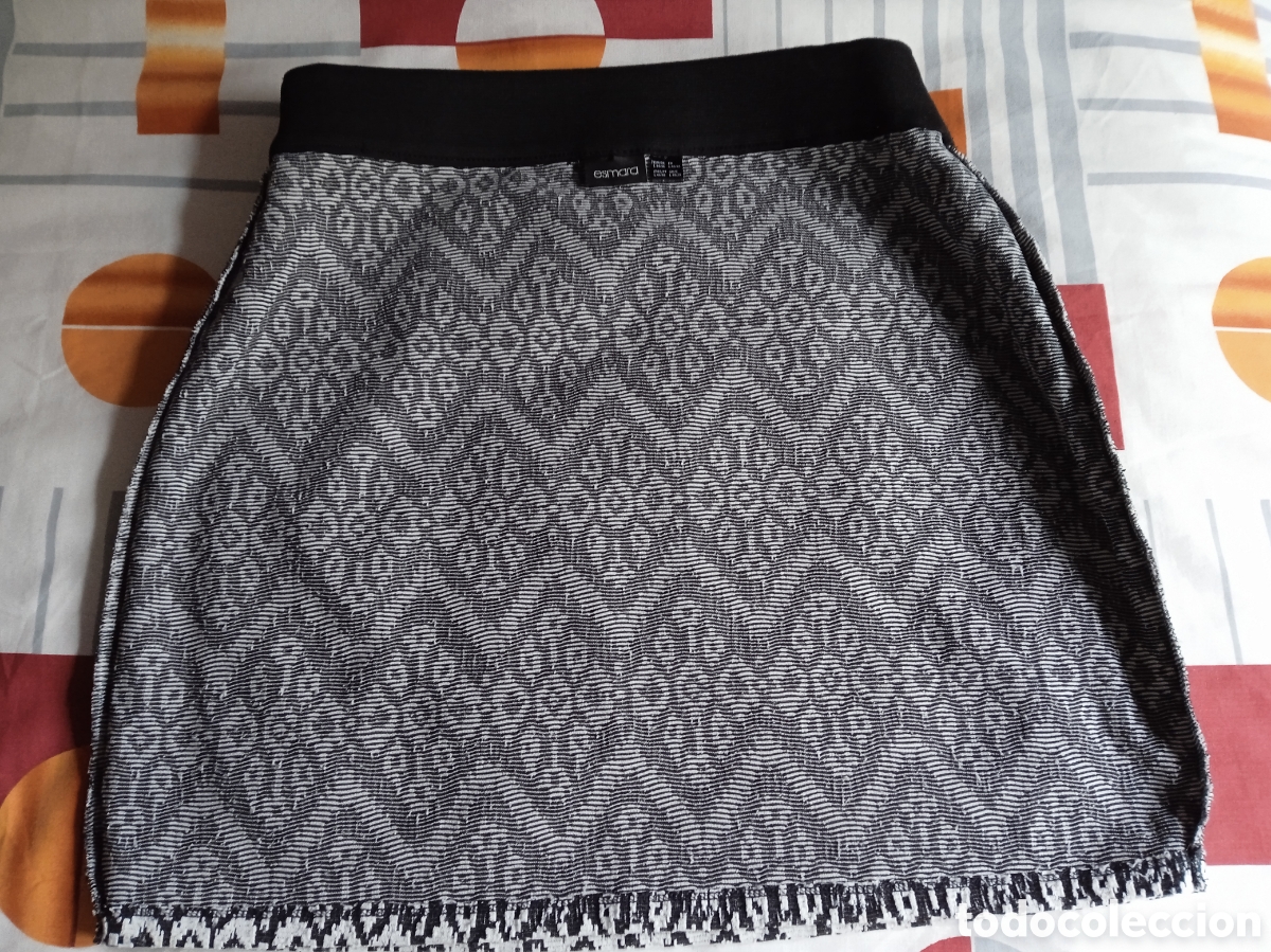Vintage: Falda Mujer Esmara Talla L blanco y negro - Foto 10