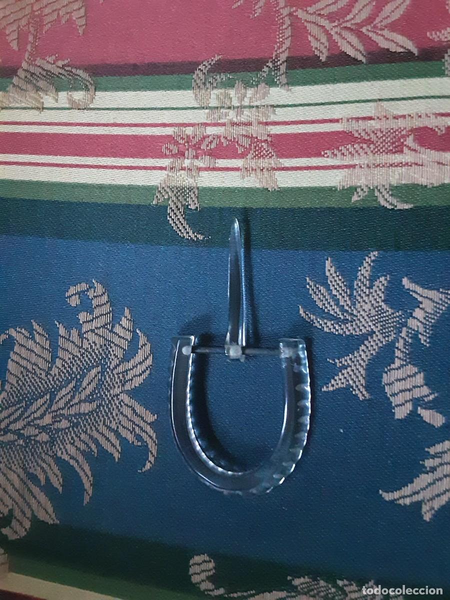 Vintage: Antigua hebilla de celuloide transparente - Foto 4