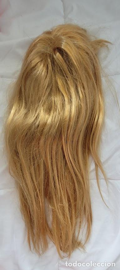 Vintage: Peluca rubia lisa con flequillo - Foto 1