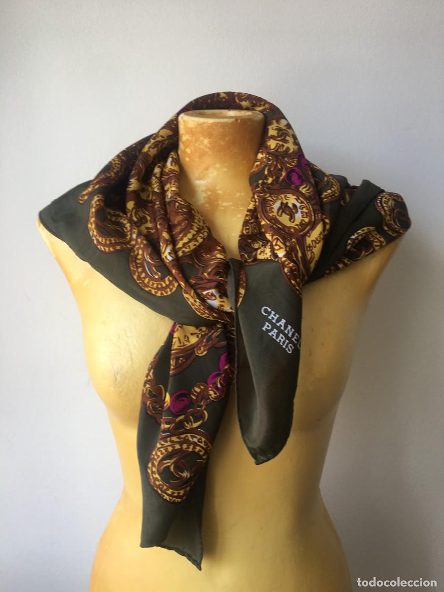 Vintage: Chanel pa&ntilde;uelo de seda - Foto 2