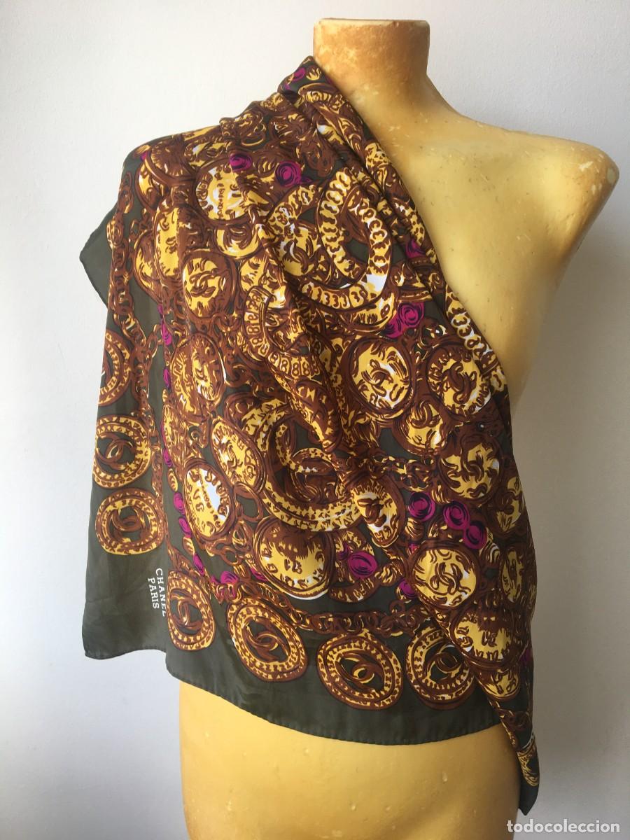 Vintage: Chanel pa&ntilde;uelo de seda - Foto 3