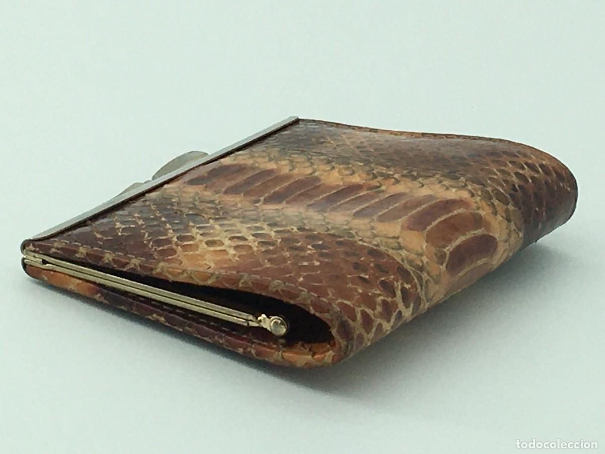 Vintage: monedero en piel de piton - Foto 9