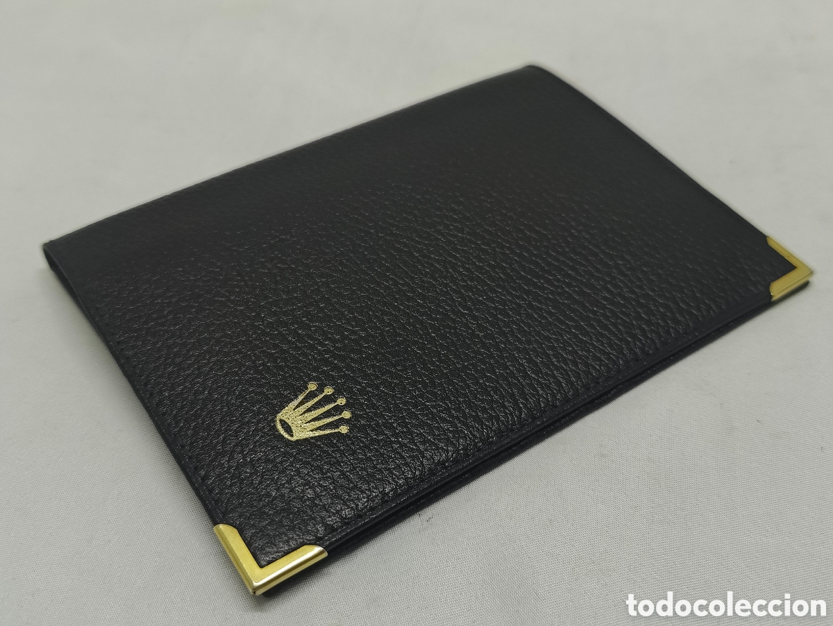Vintage: CARTERA DE PIEL ROLEX - Foto 4