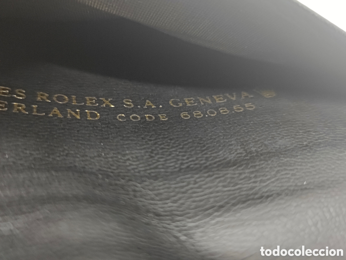 Vintage: CARTERA DE PIEL ROLEX - Foto 6