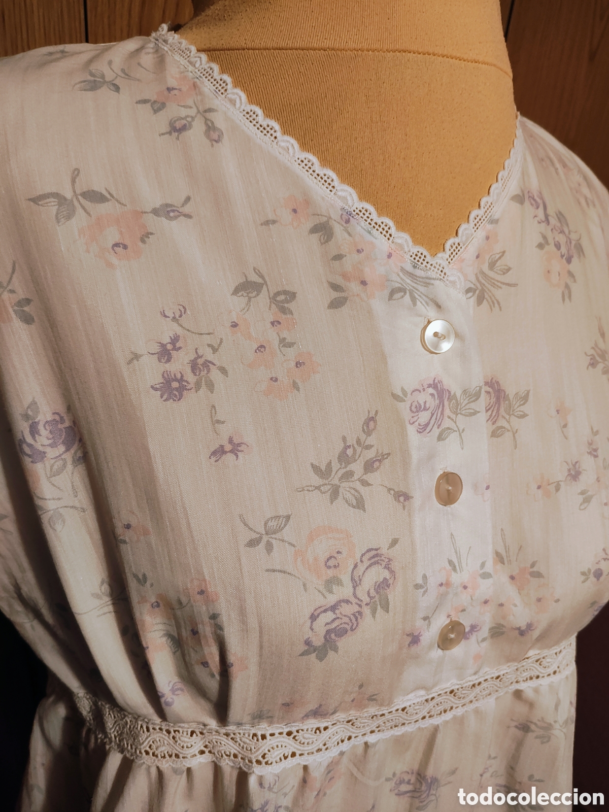 Vintage: Camis&oacute;n vintage estampado floral - Foto 2