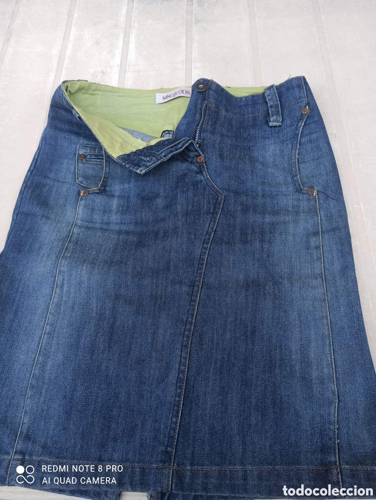 Vintage: Falda tejana Mango Jeans. Impecable - Foto 3