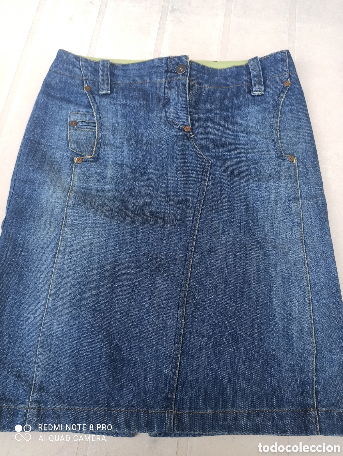 Vintage: Falda tejana Mango Jeans. Impecable - Foto 1