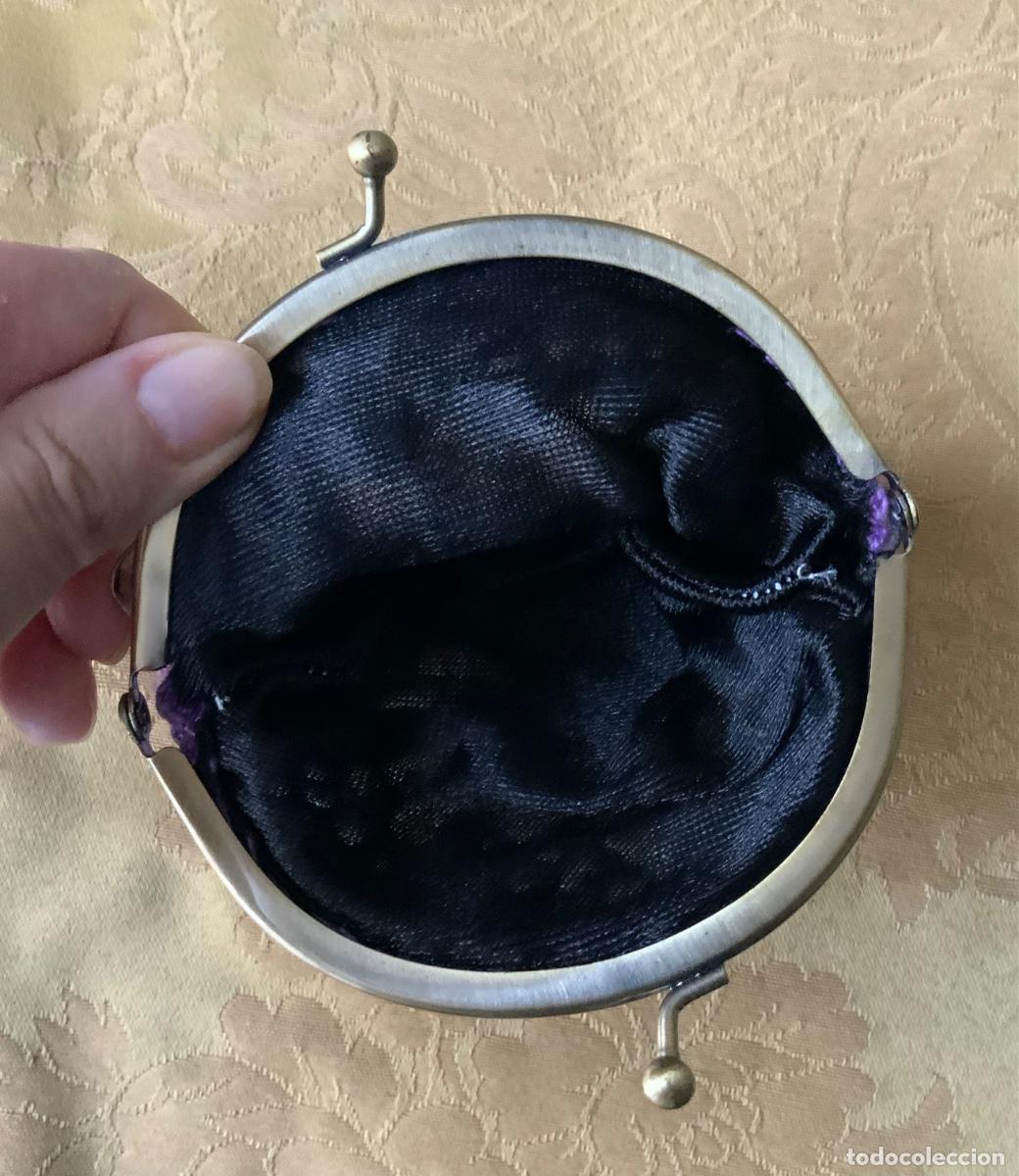 Vintage: MONEDERO GANCHILLO FLOR - Foto 2
